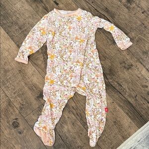 Magnetic Me Baby Floral One Piece Pajamas